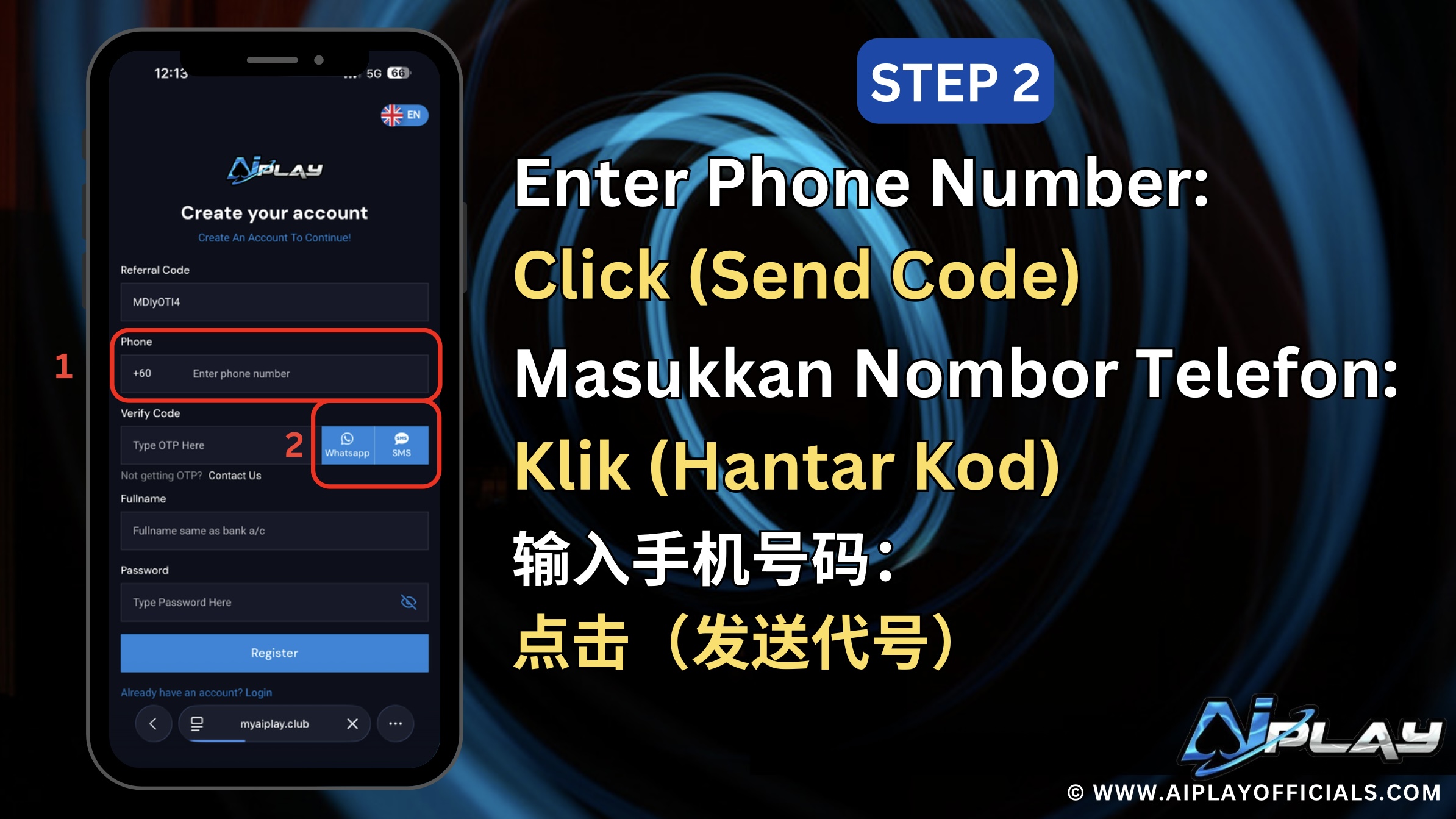 REGISTRATION STEP